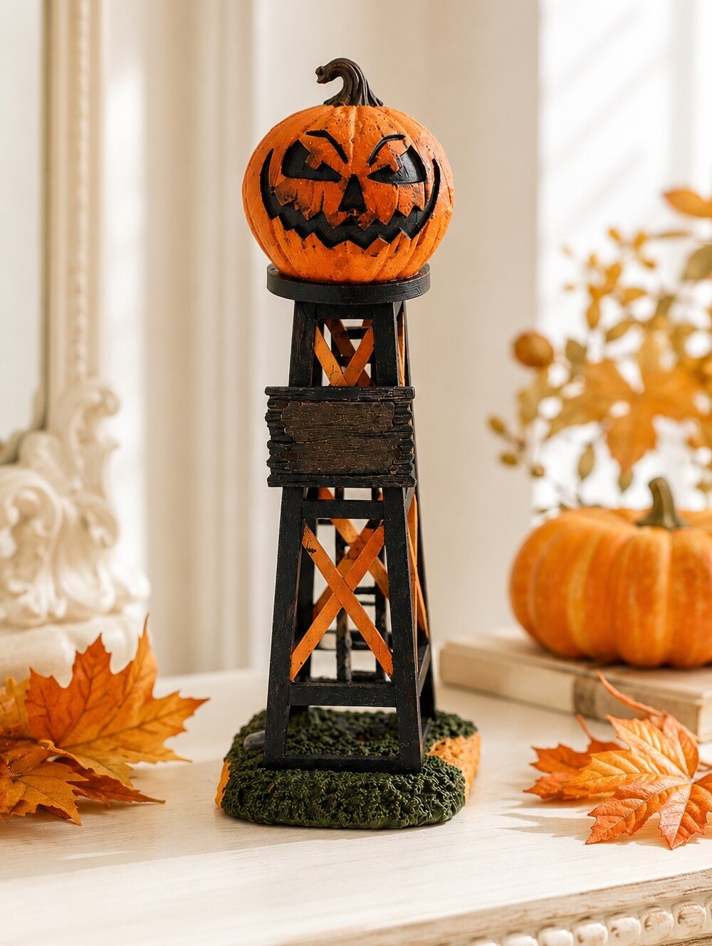 Lemax Spooky Town Pumpkin Tower Table Accent Halloween Village 2018